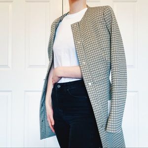 NEW Zara Plaid Coat/Blazer